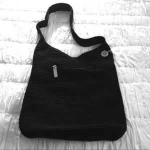 The Sak -Black Crochet Purse